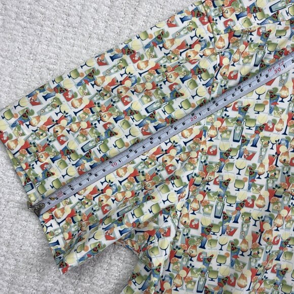 Projek Raw Shirt Mens XL Cocktails Drink AOP Summer Party Light Breathable - Picture 9 of 12